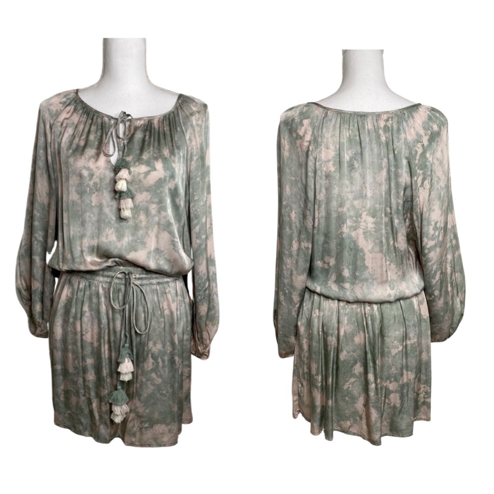 Young, Fabulous and Broke Acid Tie dye Dress Elastic Waistband
